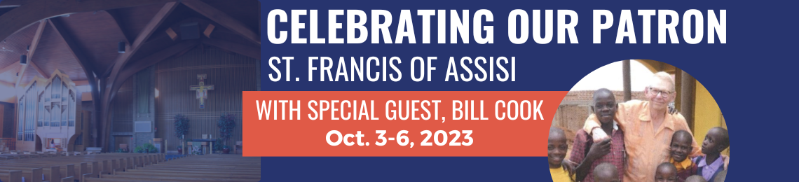 Celebrate St Francis with guest Bill Cook