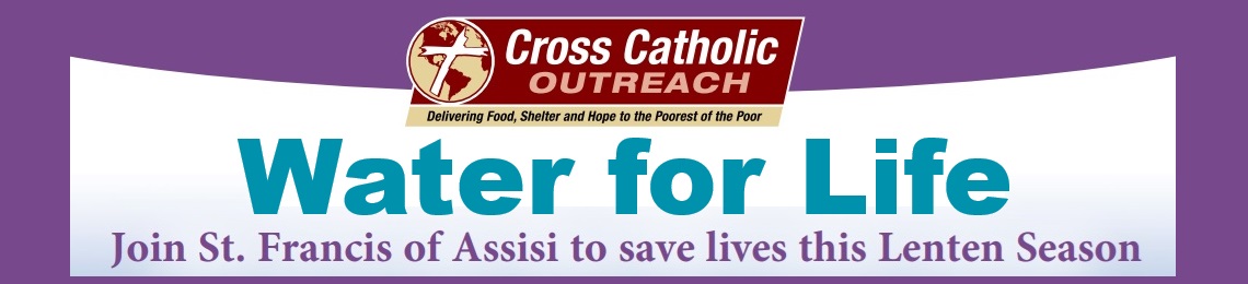 Lenten Alms for Water for Life